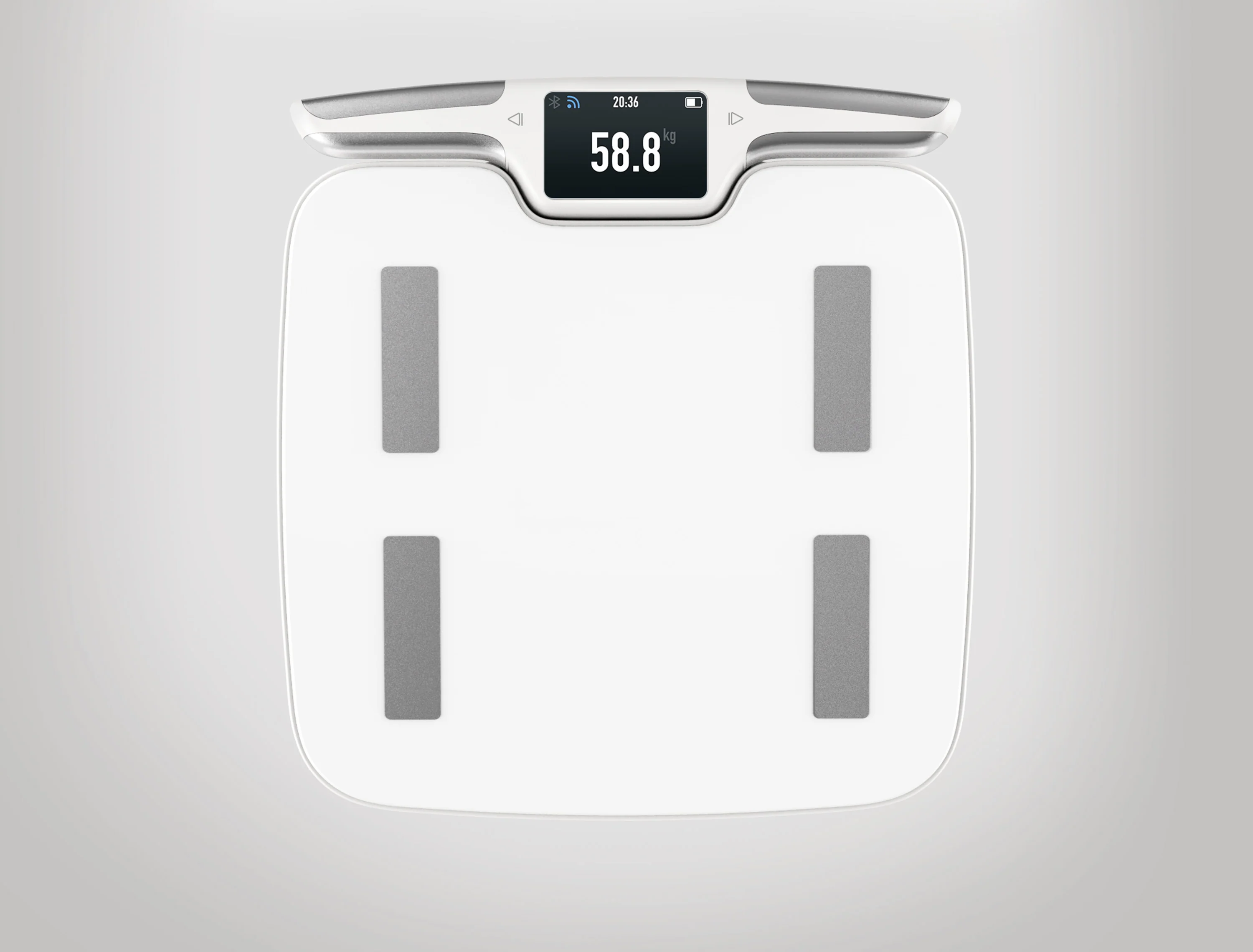 Dual-Frequency Smart Scale With Built-In Color Screen Retractable Carry Grip and Multi-User Identification