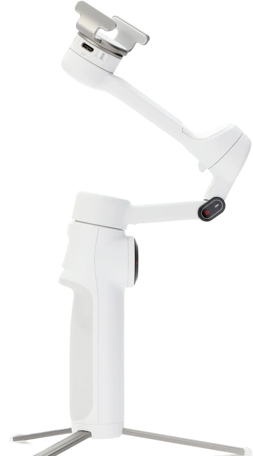 All-in-One Selfie Stick Gimbal With Smart Subject Tracking Desktop Tripod and Versatile Shooting Modes