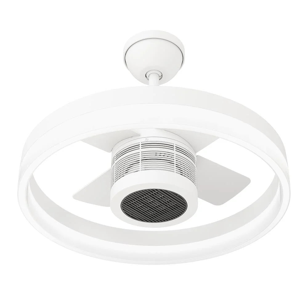 Ceiling Mount Electric Fan Built With Heating Module Dimmable Lamp and Tool-Free Plug-In Mounting Structure