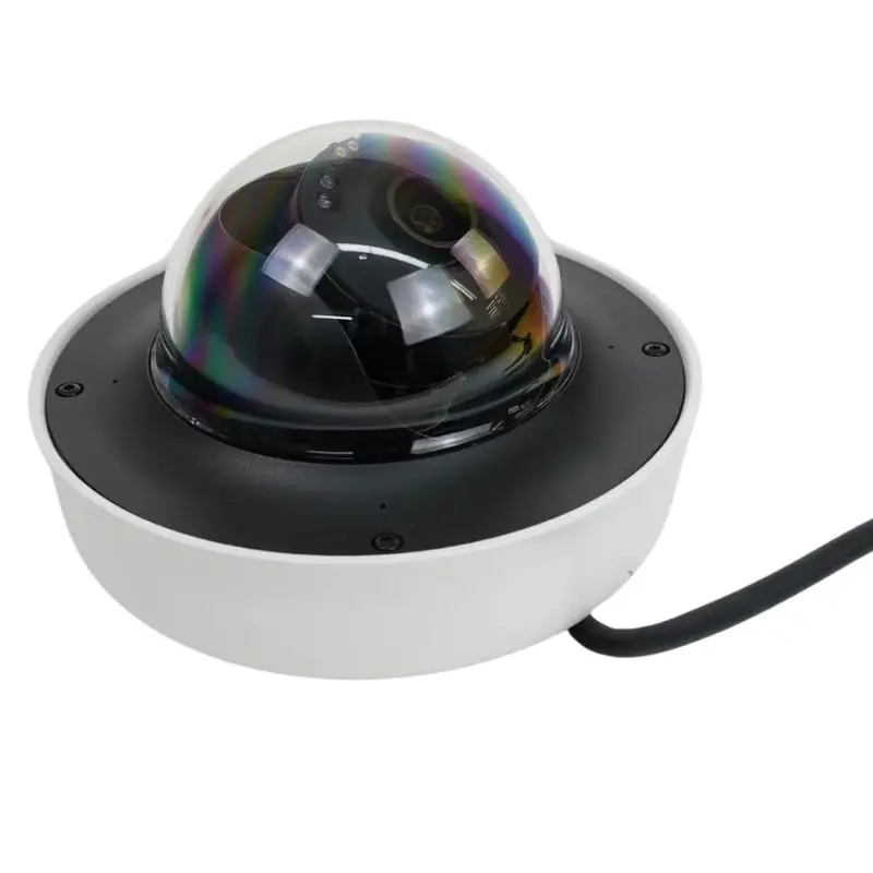 Vandal-Resistant Dome Outdoor Camera Featuring Zoomable Lens and Built-In Large Local Storage