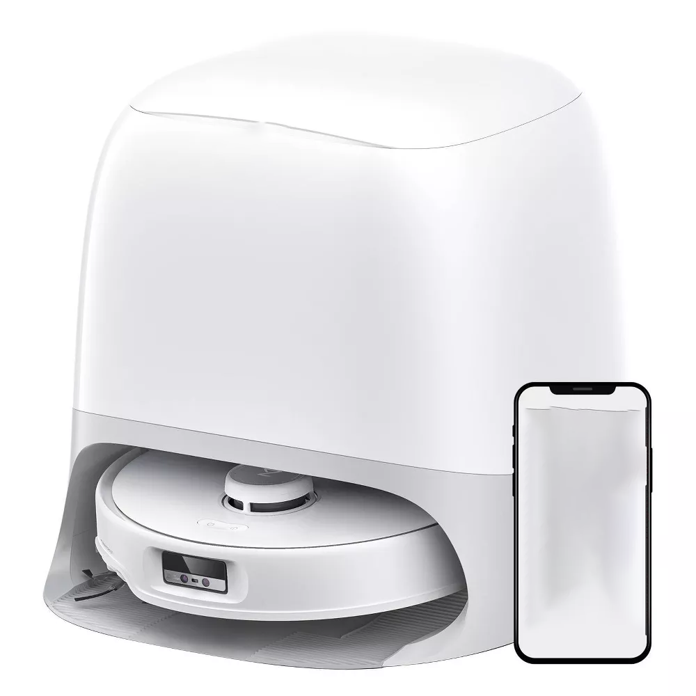 Hair-Tangle Resistant Robot Vacuum With Adaptive Lifting Chassis and Hot-Water Multifunctional Dock
