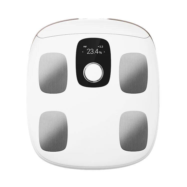 Bioimpedance Smart Scale Supporting Multi-Body Metric Analysis and Automatic App Data Sync