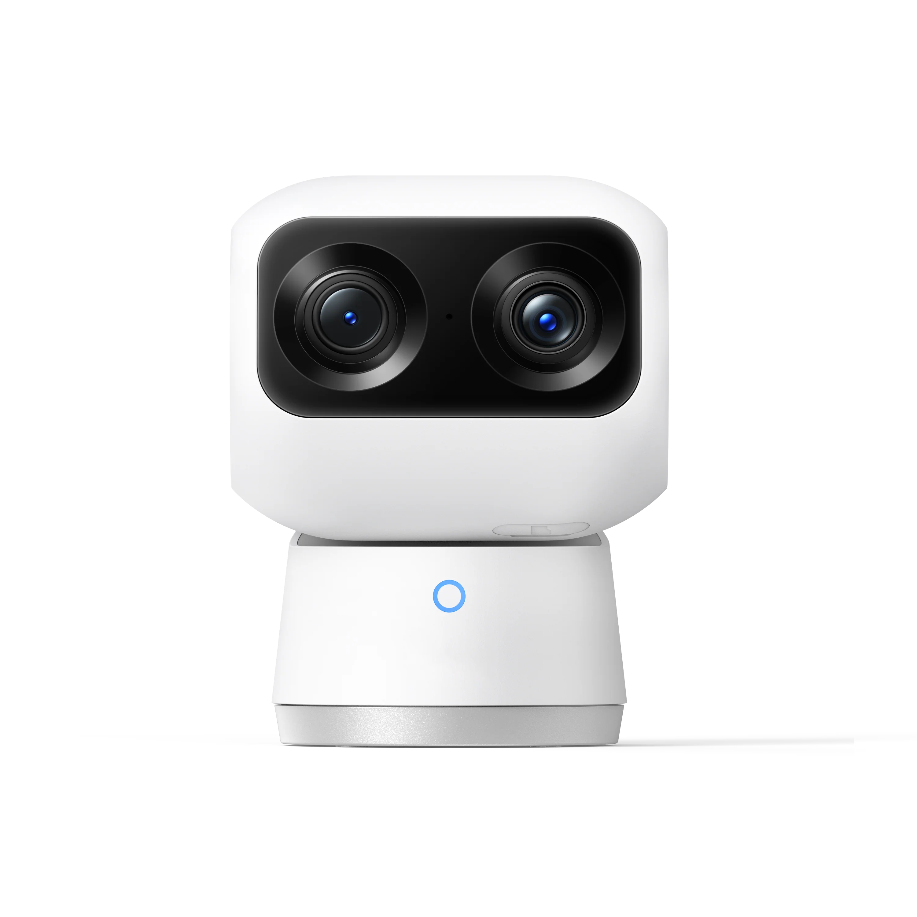 Dual-Lens Pan-Tilt Indoor Camera Featuring Hybrid Zoom and AI Motion Tracking