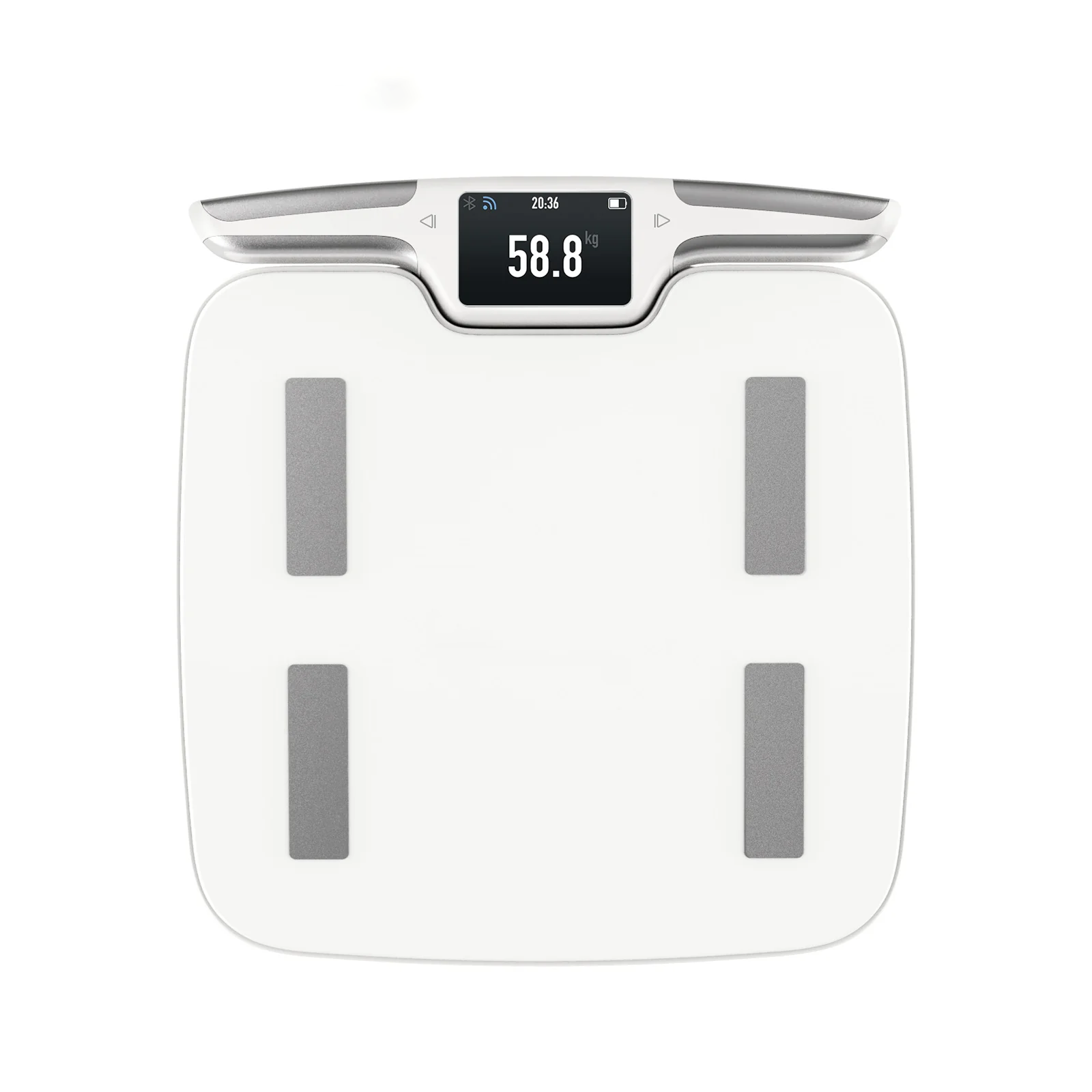 Dual-Frequency Smart Scale With Built-In Color Screen Retractable Carry Grip and Multi-User Identification